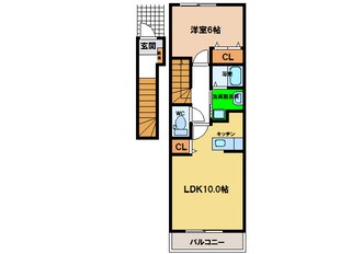 セレブリティＤの物件間取画像